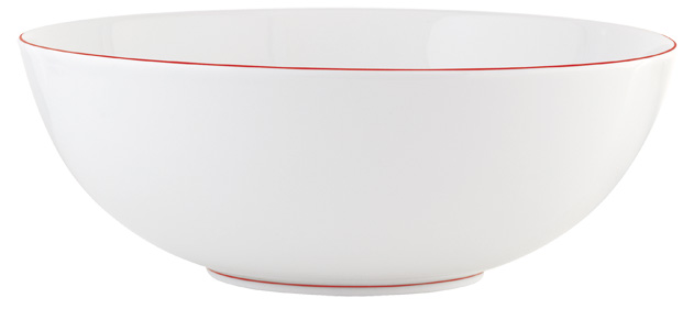 Saladier grand modèle rouge vermillon - Raynaud